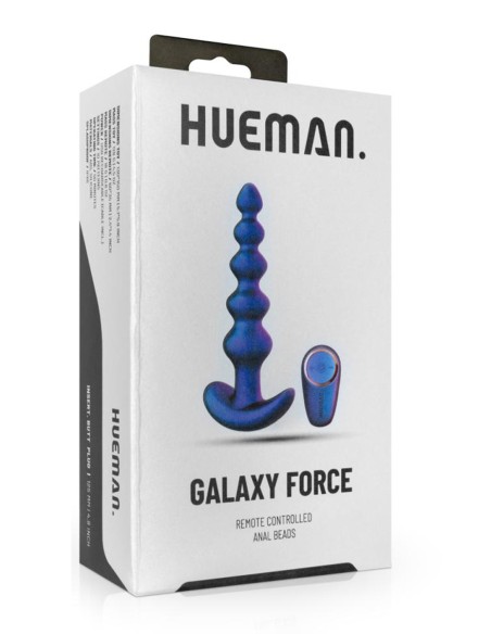 Plug anal vibrant télécommandé Galaxy Force - Hueman
